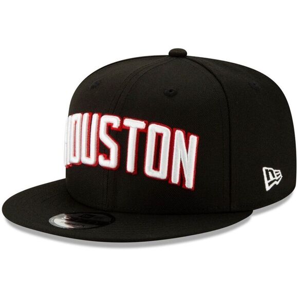 New Era Houston Rockets Statement Edition 9FIFTY Adjustable Hat Black NWT‎ - Picture 1 of 7